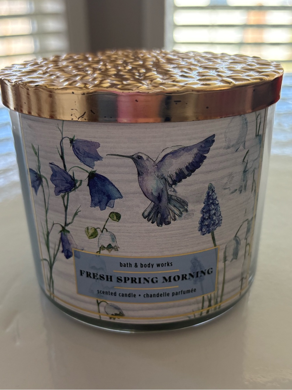 NWOT Bath & Body Works Fresh Spring Morning 3-wick Candle